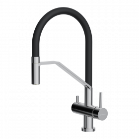 Omoikiri Akeno BN-BL латунь/нержавеющая сталь/черный