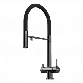 Omoikiri Kanto-GM-BL латунь/вороненая сталь/черный