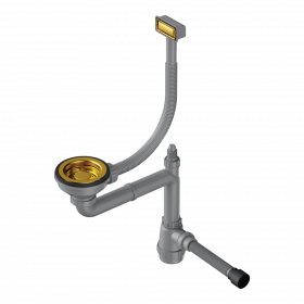 Арматура для одночашевых моек с прямоугольным переливом Omoikiri WK-1-AB022