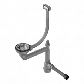 Арматура для одночашевых моек с прямоугольным переливом Omoikiri WK-1-IN