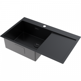 Omoikiri Akisame 86-L Side-GB нерж. сталь/графит