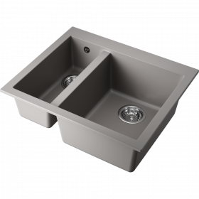 Omoikiri Bosen 59-2-GR Tetogranit/leningrad grey