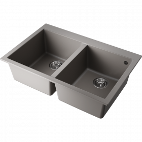 Omoikiri Bosen 80-2-GR Tetogranit/leningrad grey