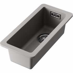 Omoikiri Kata 20-U-GR Artgranit/leningrad grey