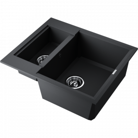 Omoikiri Sakaime 60-2-BL Tetogranit/черный