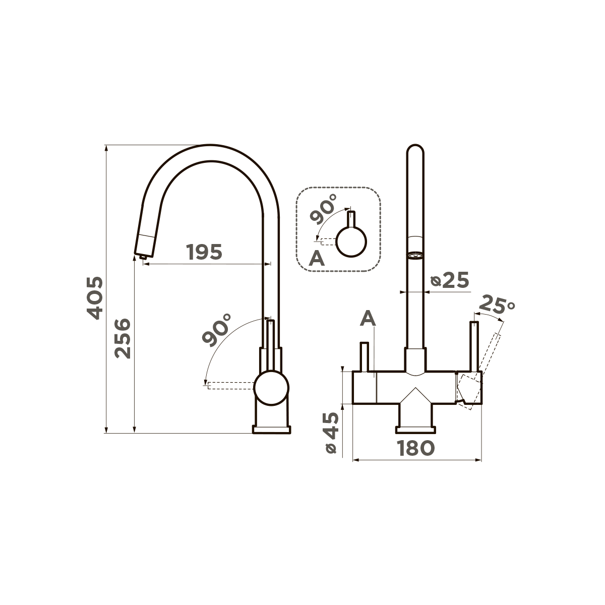 Omoikiri Akita-GB нерж. сталь/графит