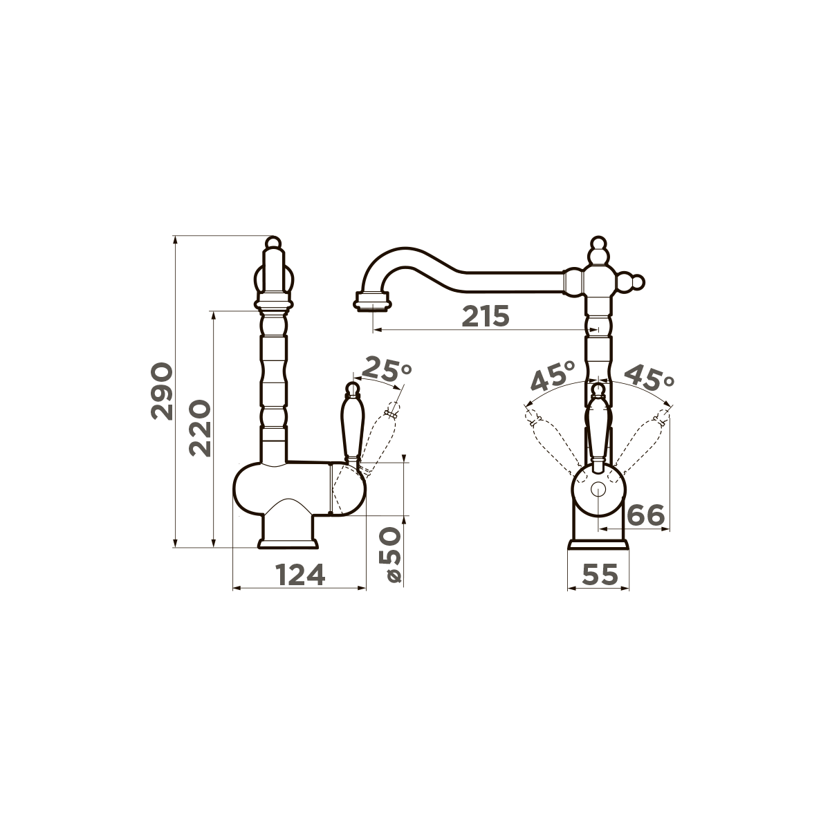 Omoikiri Kyoto-G латунь/золото