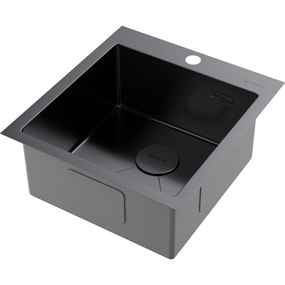 Omoikiri Akisame 46-GM нерж. сталь/вороненая сталь