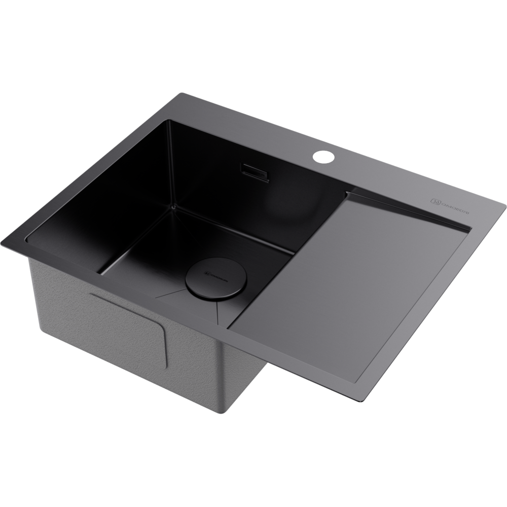 Omoikiri Akisame 65-L-GM нерж. сталь/вороненая сталь