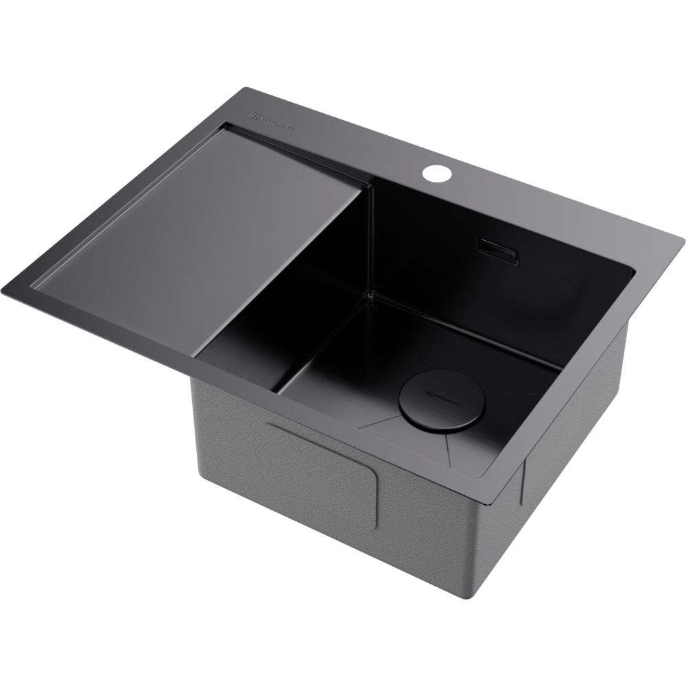 Omoikiri Akisame 65-R-GM нерж. сталь/вороненая сталь