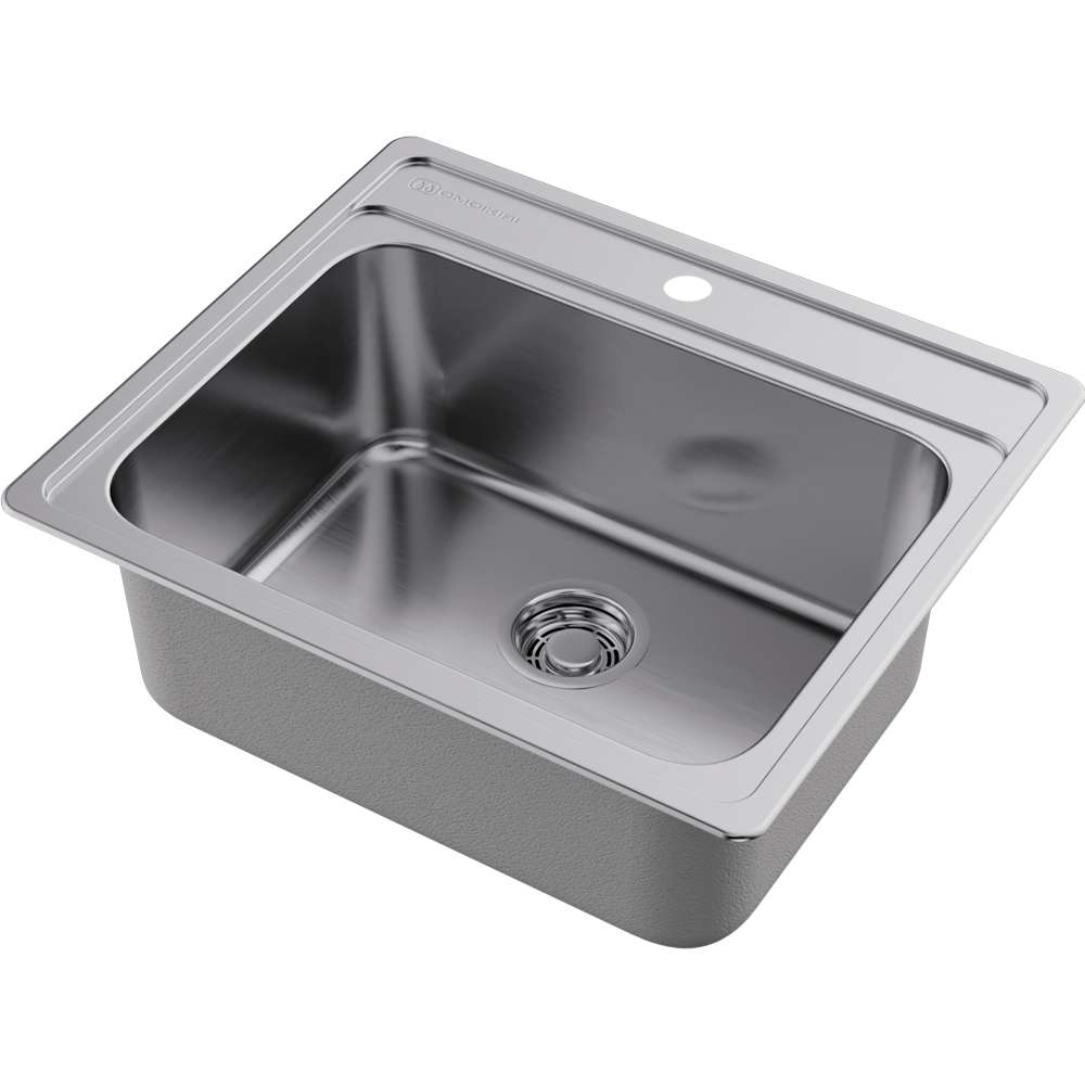 Omoikiri Ashi 56-IN нерж. сталь/нержавеющая сталь