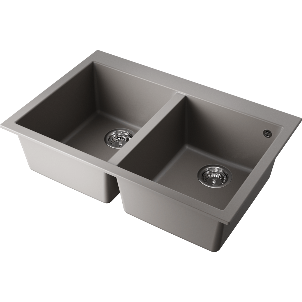 Omoikiri Bosen 80-2-GR Tetogranit/leningrad grey