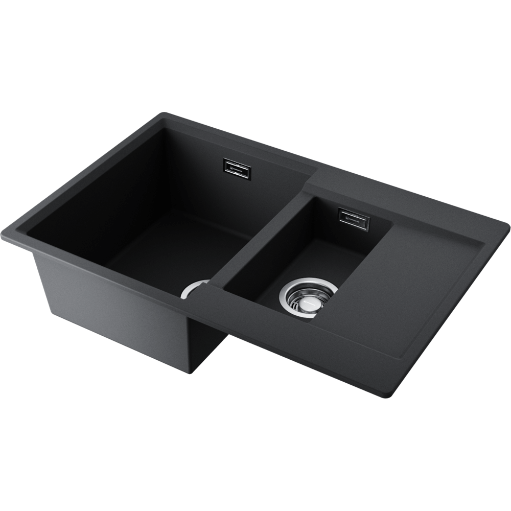 Omoikiri Daisen 78-2-BL Artgranit/черный