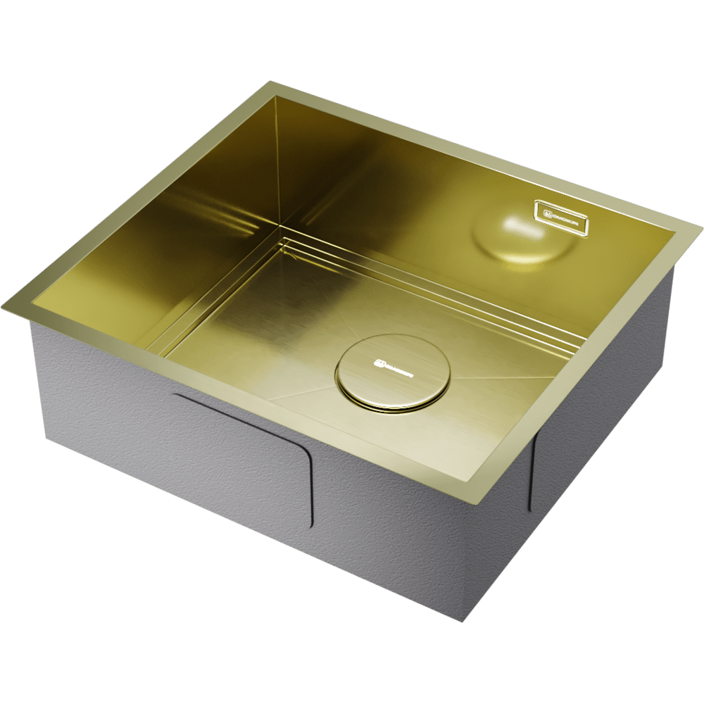 Omoikiri Kasen 49-16-INT-LG нерж. сталь/светлое золото