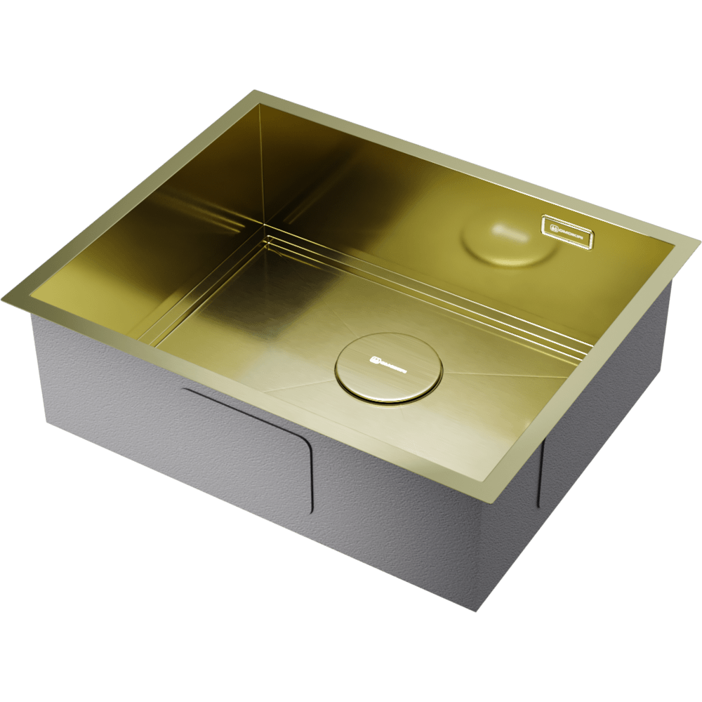 Omoikiri Kasen 54-16-INT-LG нерж. сталь/светлое золото